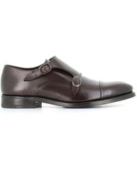 Henderson - Braune Flache Schuhe Mit Doppel-Schnalle - Lyst