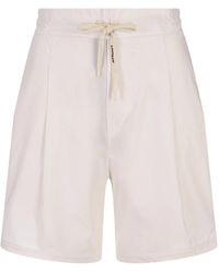 A PAPER KID - Pantalones cortos de algodón blanco ligero - Lyst