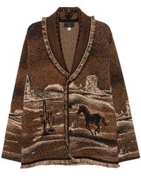 Alanui - Cardigan Met Sjaalkraag - Lyst