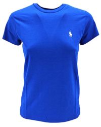 Ralph Lauren - T-shirt e polo blu - Lyst