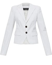 DSquared² - Blazer Met Afneembare Mouwen - Lyst