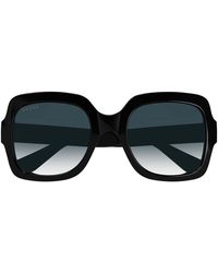 Gucci - Sonnenbrille Gg1337 S 001 Schwarz/Grau Farbverlauf Damen - Lyst