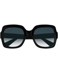 Gucci - Oversized Vierkante Zonnebril - Lyst