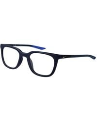 Nike - Blue Metal Glasses (frames) - Lyst