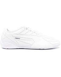 Coperni - Weiße sneakers delförmige spitze schnürverschluss - Lyst