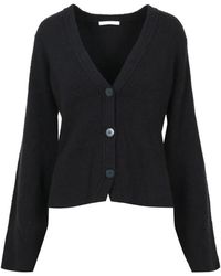 Helmut Lang - Truien & Vesten ,Zwart ,Zwarte Stijlvolle Mode - Lyst