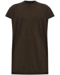 Rick Owens - T-Shirt Met Decoratieve Streep - Lyst