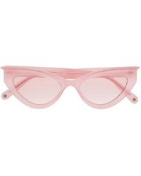 Philipp Plein - Accessoires ,Roze ,Statement Zonnebril - Lyst