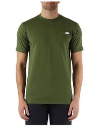 Aquascutum - T-shirt in cotone active pocket - Lyst