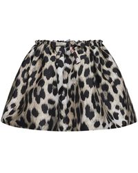 Givenchy - Mini Plissé Rok - Lyst