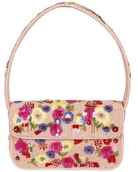 STAUD - Bunte Perlen-Schultertasche - Lyst