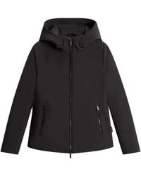 Woolrich - Jassen ,Zwart ,Firth Down Short Parka - Lyst