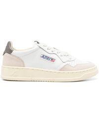 Autry - Medaillespeler Vrouw Sneakers Wit--Zilver - Lyst