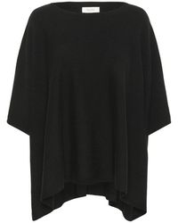 Part Two - Schwarzer Strickpullover Mit Bootsausschnitt - Lyst