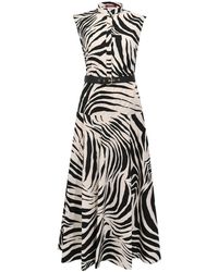 Max Mara - Kleedjes ,Zwart ,Katoen West Jurk - Lyst
