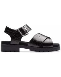 Clarks - Flat Sandals - Lyst