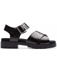 Clarks - Flat Sandals - Lyst