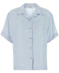 McQueen - Skull Jacquard Hawaiian Shirt - Lyst