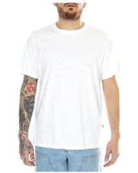 UGG - Tops ,Wit ,Katoen T-Shirt Met Ronde Hals - Lyst