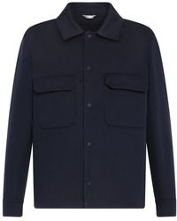 Herno - Jassen ,Blauw ,Wol Coats - Lyst