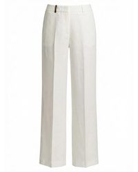 Peserico - Wide Trousers - Lyst