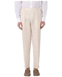 Myths - Sand Leinen Freizeithose - Lyst