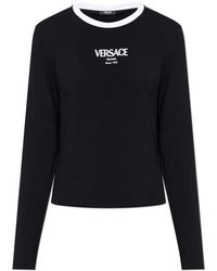 Versace - Stretch Viscose-Jersey T-Shirt - Lyst