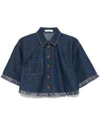 Zimmermann - Rhiannon Fransen-Shirt - Lyst
