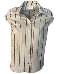 ViCOLO - Overhemden ,Linnen Gestreepte Blouse Top - Lyst