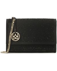 Kazar - Mit Kristallen Verzierte Schwarze Schultertasche - Lyst