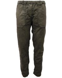 Bob - Broeken ,Groen ,Omkeerbare Velvet Groene Broek - Lyst