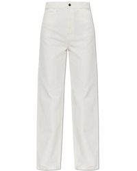 Carhartt - Jeans ,Wit ,Katoen Jane Broeken - Lyst