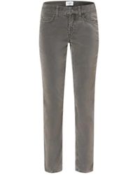 Cambio - Paris velvet straight jeans - Lyst