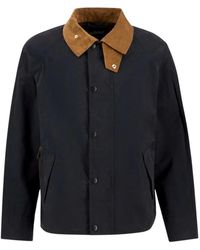 Barbour - Jassen ,Blauw ,Katoen Icons Transport Casual Jacket - Lyst