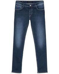 Hand Picked - Slim-Fit Jeans - Lyst