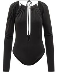 Marine Serre - Jewel Pendant Bodysuit - Lyst