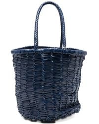 Dragon Diffusion - Marineblaue Leder Eimer Tasche - Lyst