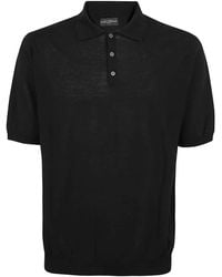 Ballantyne - Tops ,Zwart ,Katoen Blauwe T-Shirts & Polos Voor Mannen - Lyst
