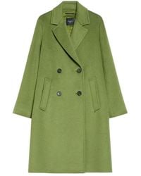 Weekend by Maxmara - Grüner wollmischungs-cocoon-tel - Lyst
