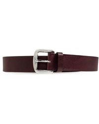 DSquared² - Accessoires ,Rood ,Leer Leren Riem - Lyst
