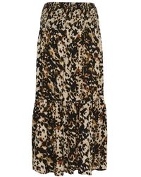 Kaffe - Rokken ,Veelkleurig ,Kamaxi Smock Skirt - Lyst