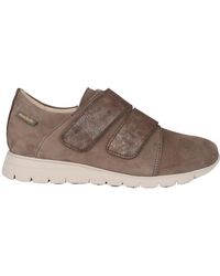 Mephisto - Weit geschnittener sneaker - taupe - Lyst