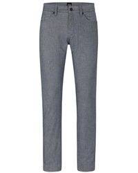 BOSS - Jeans slim fit grigi - Lyst