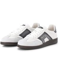 Santoni - Leather Sneakers - Lyst