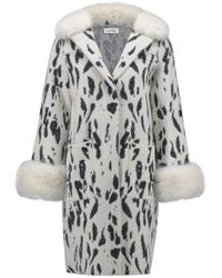 Joseph Ribkoff - Stijlvolle Faux Fur Shearling Jassen - Lyst