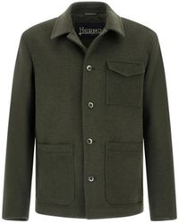 Herno - Groene Jas Voor Mannen Aw25 - Lyst