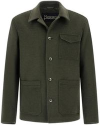 Herno - Groene Jas Voor Mannen Aw25 - Lyst