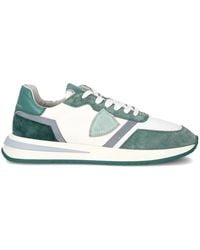 Philippe Model - Schoenen ,Groen ,Katoen Sneakers Tropez 2.1 Running - Lyst