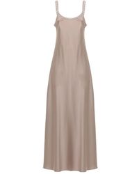 D.exterior - Kleedjes ,Polyester Midi Jurk Met Kettingdetails - Lyst