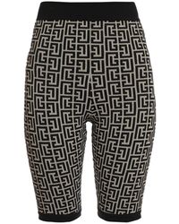 Balmain - Shorts Met Monogramprint - Lyst